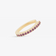 14K yellow gold pink sapphire ear cuff