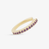 14K yellow gold pink sapphire ear cuff