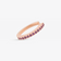 14K rose gold pink sapphire ear cuff