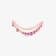 MULTI SOLO PINK SAPPHIRE CURVED RING