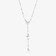 TRIPLE BUTTERFLY DIAMOND LARIAT NECKLACE