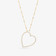 DIAMOND OPEN HEART NECKLACE