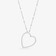 DIAMOND OPEN HEART NECKLACE