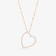 DIAMOND OPEN HEART NECKLACE