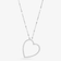 DIAMOND OPEN HEART NECKLACE