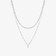 SOLO DIAMOND DOUBLE STRAND NECKLACE