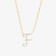 CURSIVE DIAMOND INITIAL PENDANT NECKLACE