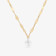 QUARTER CARAT FLOATING DIAMOND PENDANT NECKLACE