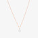HALF CARAT FLOATING DIAMOND PENDANT NECKLACE