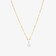 HALF CARAT FLOATING DIAMOND PENDANT NECKLACE