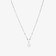HALF CARAT FLOATING DIAMOND PENDANT NECKLACE