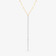 FLOATING DIAMOND LARIAT NECKLACE