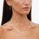 TRIPLE STRAND TRI GOLD COLOR GEOMETRIC & BLAKE® CHAIN NECKLACE