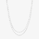 DOUBLE STRAND PETITE NUDE CHAIN NECKLACE