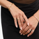 SOLO EMERALD CUT DIAMOND HOLLOW PINKY RING