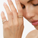 TRIPLE ROW DIAMOND RING