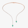 DIAMOND & EMERALD PEAR DROP CHOKER