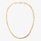 Double Strand Liquid Gold Nude Necklace-1