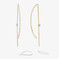 SMALL WIRE P HOOPS DIAMONDS (0.044ctw)-1