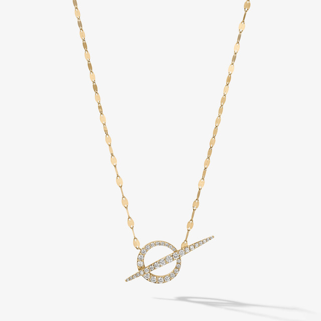 FLAWLESS DIAMOND LOCK & KEY NECKLACE Create New Wish List