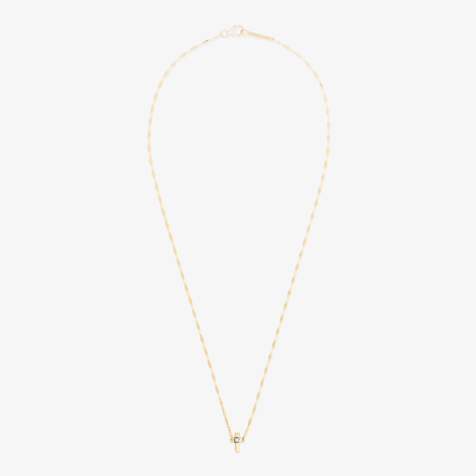 Mega Flawless Triple Cross Charm Necklace - Lana Jewelry