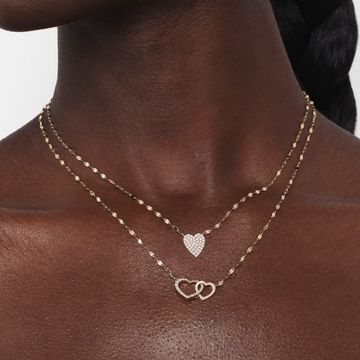 Lana jewelryネックレス SOLO DIAMOND LOVE NECKLACE