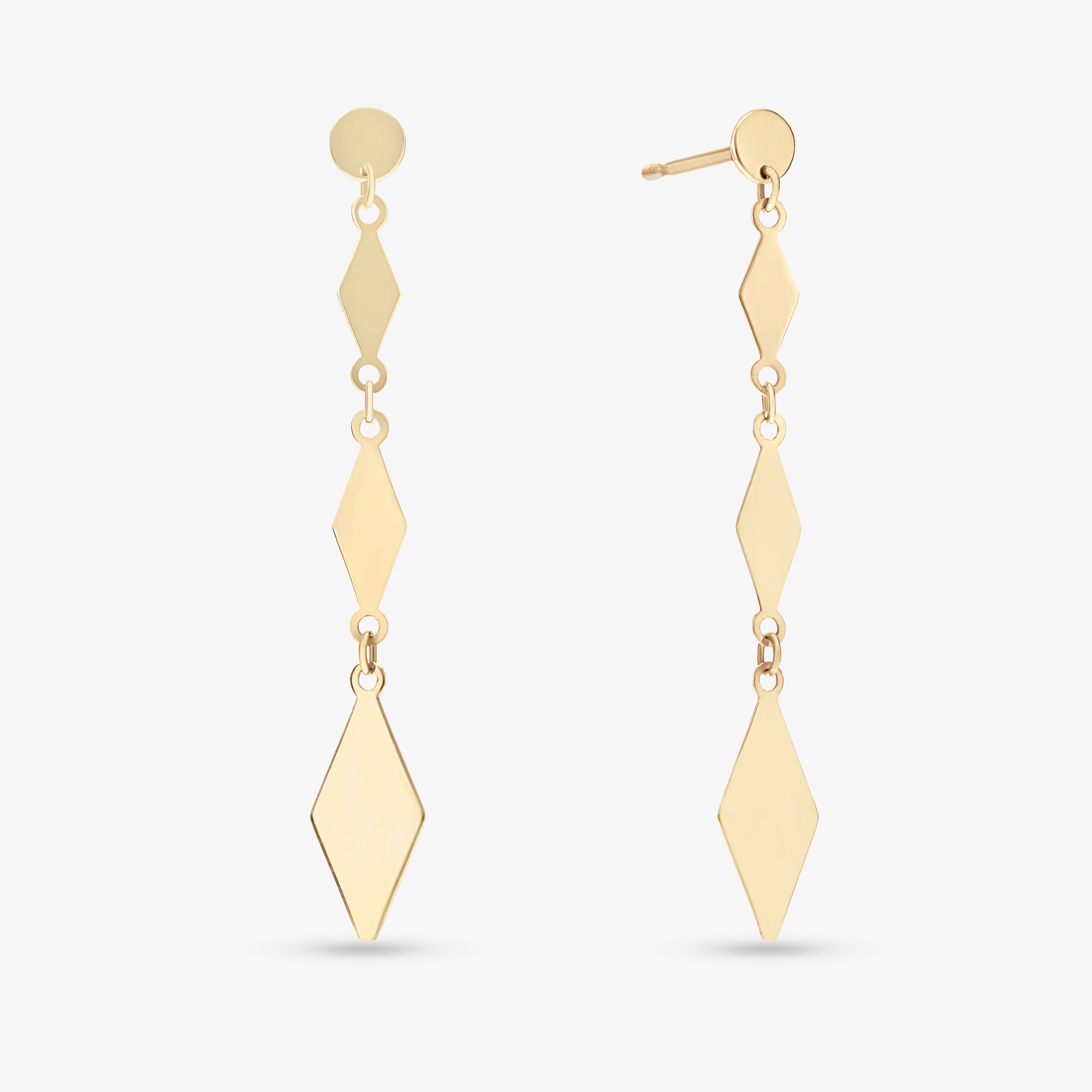 Lana Alternating Kite Linear Earrings In  By