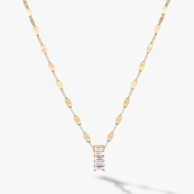 ☆Hei☆ baguette layered necklace HE21SNSG005XXFR Gold Adjustable Baguette Y-Necklace | White House Black Market