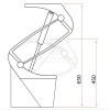 Shark Flex Seat Pedestal - Suspension Plus 600mm