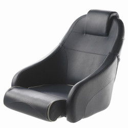 Vetus King Boat Seat - Dark Blue