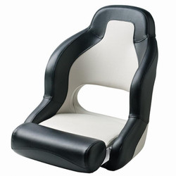 Vetus Pilot Boat Seat - White/Black