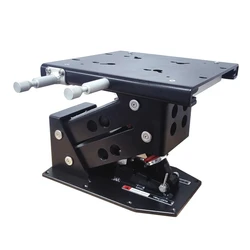 4S HRW Series Suspension Seat Pedestal - Adjustable 305-345mm, Sliding & Swivel