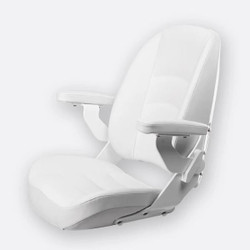 Shockwave Corbin Mid-Back Helm Seat - Storm White