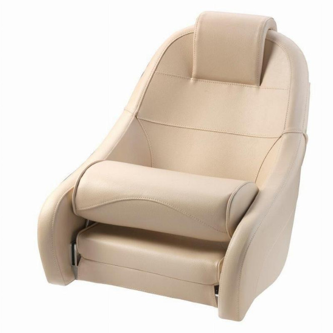 Vetus King Boat Seat - Cream