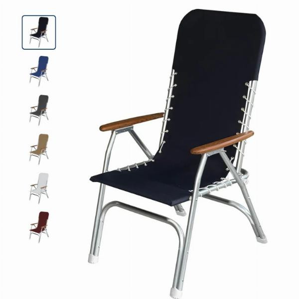Oceansouth High Back Aluminium Deck Chair