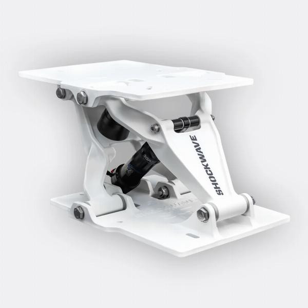 Shockwave S5-LW Lightweight Seat Suspension Pedestal - White