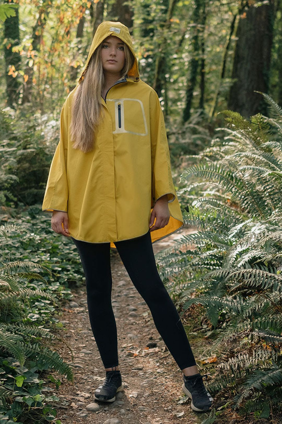 Harper Waterproof Poncho Packable Rain Cover | Mia Melon