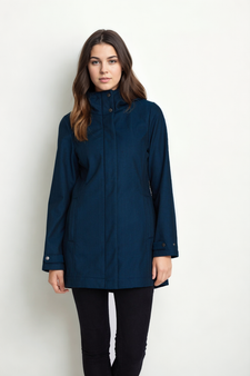 Deep Teal Whitney fleece lined waterproof jacket