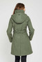Lexi Moss Waterproof Winter Coat back