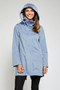 Blue Denim Stella lightweight mesh hood up