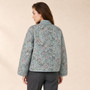 Ayla quilted jacket quilted jacket hundred flowers on sky back