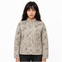 Ayla quilted liner jacket sand front