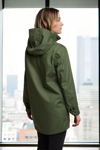 Skyler Waterproof Cotton Shirt Jacket: Lightweight Style