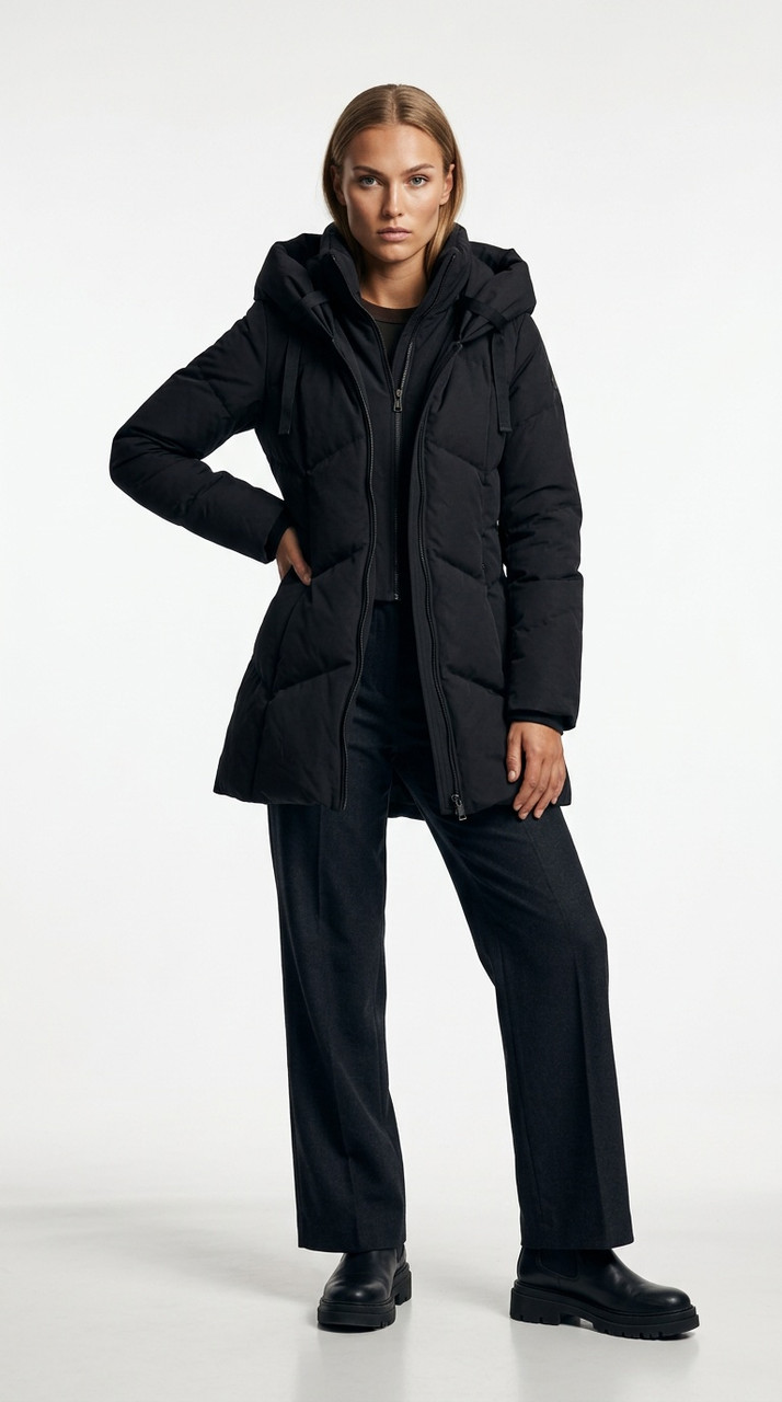 Esme Sorona Puffer Jacket Black