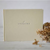 House Guest Book - Sage linen with Silver - by Blue Sky Papers House Guest Book - Sage linen with Silver - by Blue Sky Papers