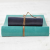 Colorful Leather Brag Book Albums - Spine of 2 sizes - by Blue Sky Papers