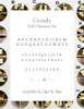Fresh Creative Guestbook from Blue Sky Papers - Personalization font