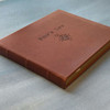 Leather Ships Log Book - Cognac Leather, library hubs on spine - Blue Sky Papers