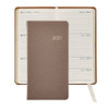 Leather Pocket Planner 2021 - Taupe Goatskin Leather - from Blue Sky Papers