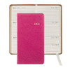 Leather Pocket Planner 2021 - Pink Goatskin Leather - from Blue Sky Papers